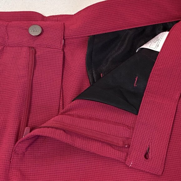 Adidas Heat Ready Shorts NEW Mens 32 Burgundy 40 SPF Pockets Golf Resort Preppy - Picture 6 of 9